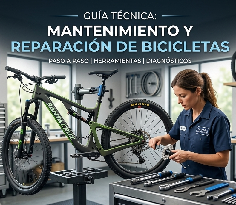 Guía Mantenimiento y Reparación de Bicicletas