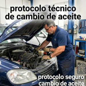 Protocolo Técnico: cambio de aceite